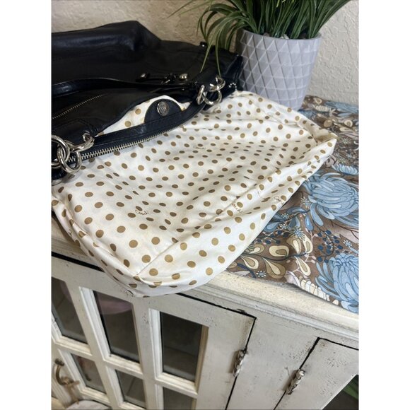 Coach Peyton Black Leather Large Carryall, Style 14510 Shoulder Handbag Purse - Picture 12 of 16